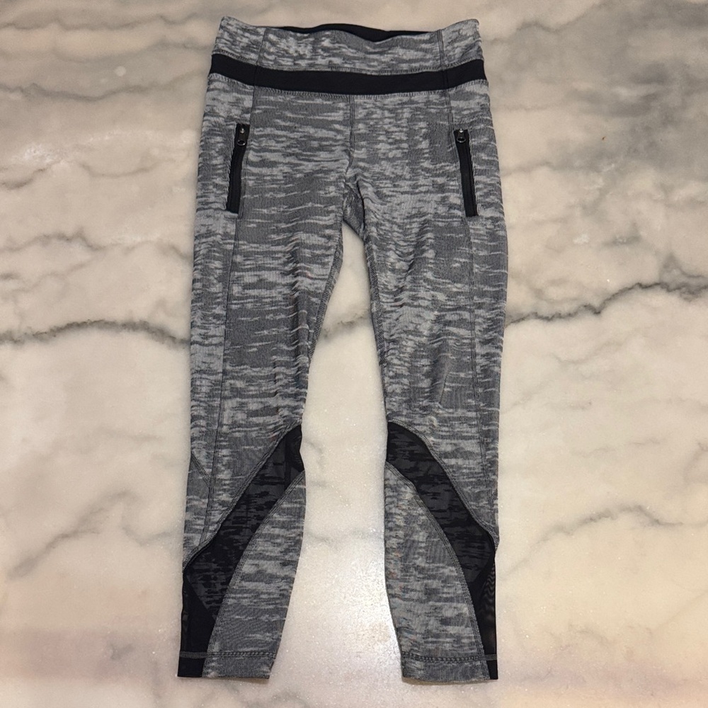 Lululemon Inspire Tight II - Gray/Black